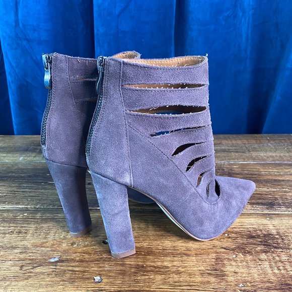 Steve Madden Cardii Suede Bootie Heels - Picture 7 of 11